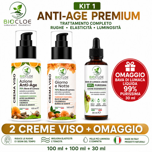 Crema viso bava - bava, lumaca