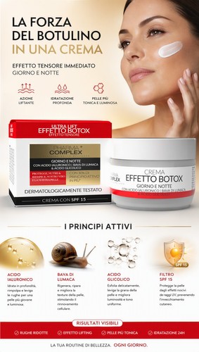 Crema viso effetto botox - crema,